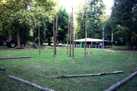 NAŠICE - RUJAN 2025. - Arena za sjekače je u pripremi SNIMIO: VLADIMIR GRGURIĆ