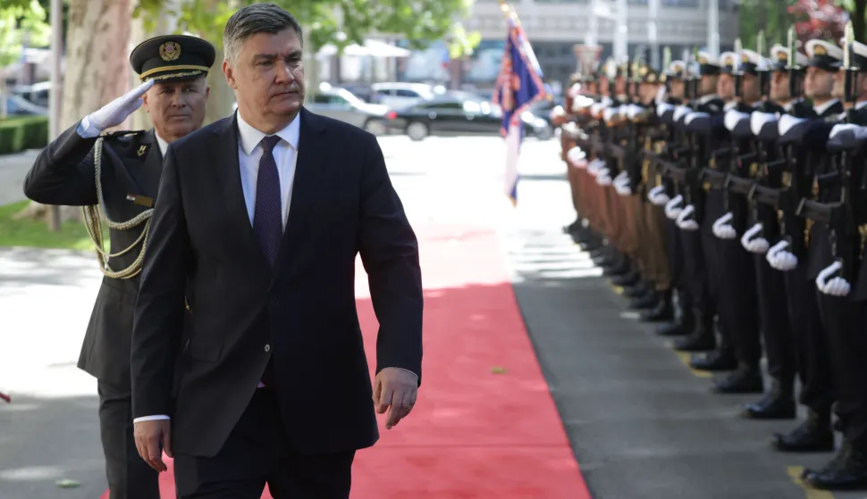 Zagreb, 28.05.2025. - Svečana akademija povodom obilježavanja Dana Hrvatske vojske, Dana Hrvatske kopnene vojske i 34. obljetnice ustrojavanja Hrvatske vojske. Na fotografiji Zoran Milanović.foto HINA/ Admir BULJUBA&Scaron;IĆ/ abu