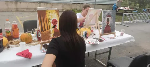 Wine & Paint Gunja