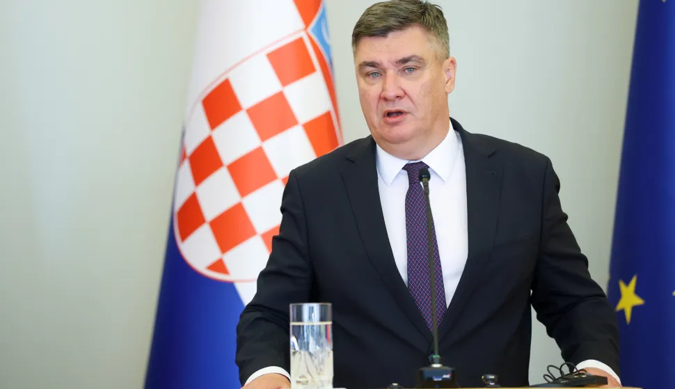 01.07.2025., Zagreb - U Uredu predsjednika Republike Hrvatske odrzan je svecani doceka za predsjednika Slovacke Republike Petera Pellegrinija. predsjednik Hrvatske Zoran Milanovic Photo: Sanjin Strukic/PIXSELL