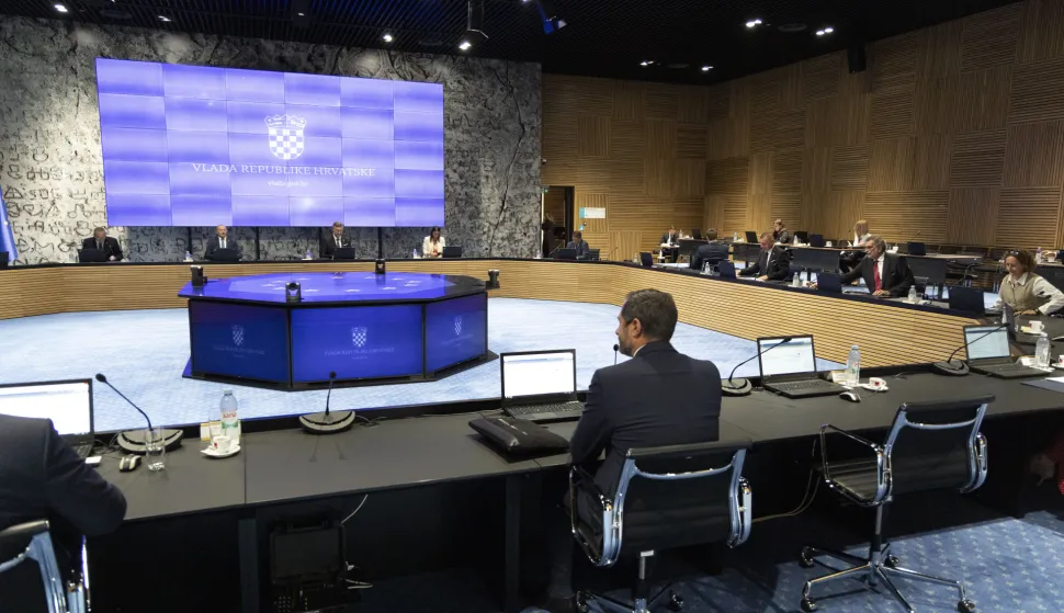 Zagreb, 11.09.2025 - Sjednica Vlade RH. Na fotografijiAndrej Plenković. foto HINA/ Daniel KASAP/ dk