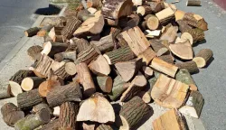 drva, ogrjev, zima, ilustracija