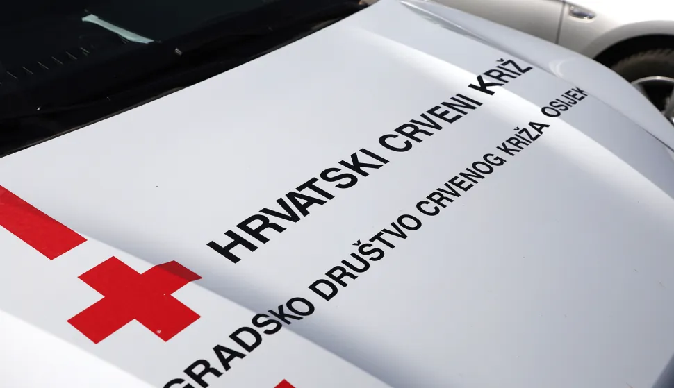 Osijek, 09. 04. 2025., Baranjska 4a, konferencija, Godina Banke hrane OBŽ, model pozitivnih promjena u sustavu doniranja hrane, Crveni križ, Hrvatsko društvo Crvenog križa OsijekSNIMIO BRUNO JOBST