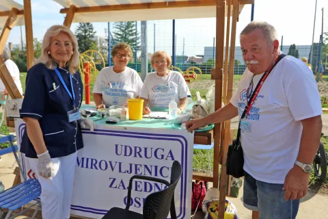 Osijek, 13. 09. 2025, Igrali&scaron;te kod tržnice Retfala. Dan Gradske četvrti Retfala.snimio GOJKO MIITĆ