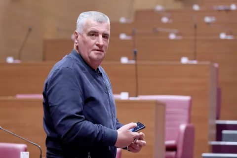 11.04.2025., Zagreb - Sjadnica Sabora nastavljena je izjasnjavanjem o podnesenim amandmanima. Photo: Patrik Macek/PIXSELL