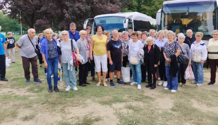 MUH Osijek stigao dvama autobusima u Kopački rit na Ribarske dane 2025.Ustupljena fotografija