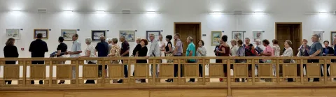 BELI&Scaron;ĆEU palači Gutmann u Beli&scaron;ću otvorena je izložba slika Ivana Vajde naslovljena&nbsp;"Spokoj u bojama" u povodu&nbsp;35 godina njegova likovnog stvarala&scaron;tva, a izloženo je 35 akvarela.RUJAN 2025.