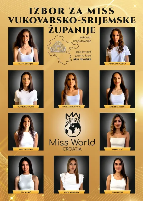 Natjecateljice za Miss VSŽ 2025