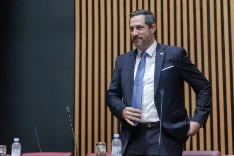 Zagreb, 16.09.2025. - Nastavak 7. sjednice 11. saziva Hrvatskog sabora.Na fotografiji Tonči Glavina.foto HINA/ Edvard ŠUŠAK/ es