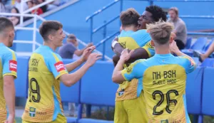 Bijelo Brdo, 13. 09. 2025, Igralište u Bijelom Brdu. Nogomet, BSK- Jarun (Zagreb), SuperSport Prva liga.snimio GOJKO MITIĆ