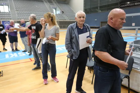 Osijek, 17. 09. 2025, SD Gradski vrt. Javno zdravstvena akcija usmjerena prema hrvatskim braniteljima, pročelnica Romana Kovačević.snimio GOJKO MITIĆ