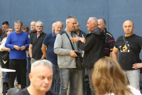 Osijek, 17. 09. 2025, SD Gradski vrt. Javno zdravstvena akcija usmjerena prema hrvatskim braniteljima, pročelnica Romana Kovačević.snimio GOJKO MITIĆ