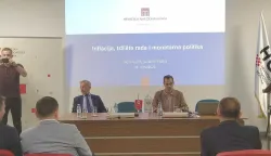 Boris Vujcic i Sinisa Kosic, predsjednik Sindikata metalaca Hrvatskerujan 2025 Slavonski Brod 
