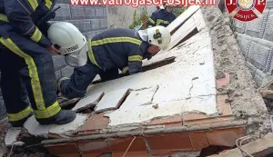 Spa&scaron;avanje radnika u Kupskoj ulici u Osijeku