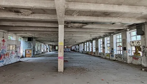 Šibicara - Tvornica žigica - danas zapuštena i opožarenaGrgur VremeplovacFOTO: Grgur Marko Ivanković