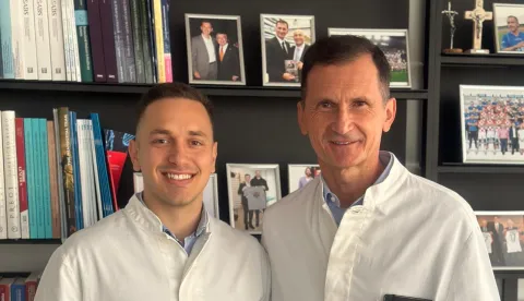 Dr. Vilim Molnar i prof. dr. Dragan Primorac