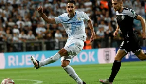 Rijeka 21.08.2025.Rijeka-Paok, Luka MenaloFoto Marko Gracin