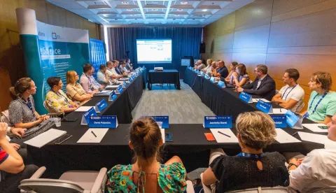 Tim liječnika, osoblja i suradnika Sv. Katarine tijekompredstavljanja projekta na ISABS konferenciji.