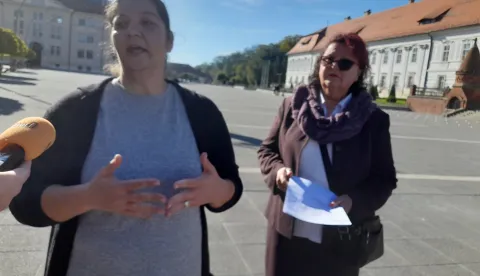 đakovo predsjednica VMO-a "Gabro Hes" Ankica Mandić, DESNO, arhiva