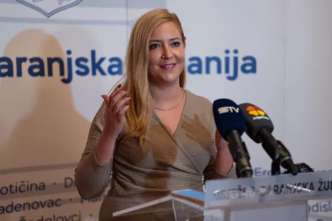 Osijek, 23. 09. 2025., Potpore za poslijediplomske studijeTamara Drezner; cjeloživotno obrazovanje; stipendisti; kandidati; poslijediplomski studij