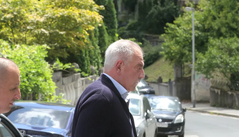 Zagreb.4.8.2025.- Ivo Sanader izašao je iz zatvora.Foto HINA/Tomislav Pavlek/ tp