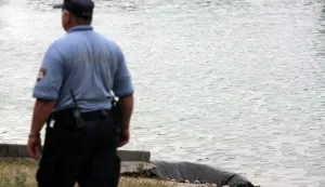 21.07.2019., Zagreb - Na jezeru jarun jedan kupac se utopio. Policijski ocevid je u tijeku. Photo: Marin Tironi/PIXSELL