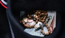 19.01.2023., Zagreb - Milodar u crkvama u eurima. Photo: Igor Soban/PIXSELL