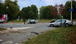 Sudar na križanju Vukovarske i Svačićeve ulice u Osijeku