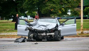 Sudar na križanju Vukovarske i Svačićeve ulice u Osijeku