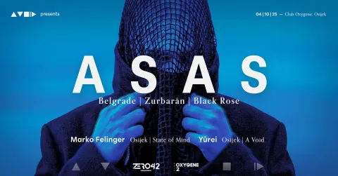 Techno umjetnik ASAS, Beograd, klub Oxygene