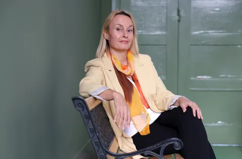 Osijek, 01. 10. 2025., Otokara Keršovanija 33, Klub 60+, dani otvorenih vrata, Mirta Šulmajster Šodić - tajnica udruge SNIMIO BRUNO JOBST