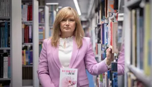 29.09.2025., Zagreb - U Knjiznici i citaonici Bogdana Ogrizovica predstavljen je prirucnik "Kvadrant zene, Kako prozivjeti i psihicki prezivjeti rak dojke" Gordane Kuterovac Jagodic. Gordana Kuterovac Jagodic. Photo: Davor Puklavec/PIXSELL