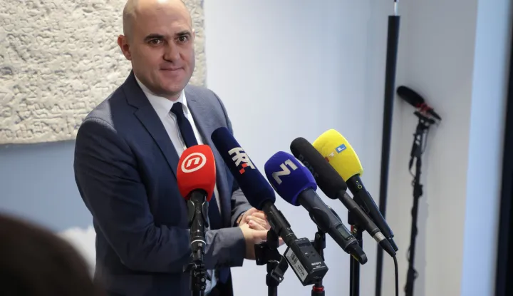 Zagreb, 01.10.2025.- Hrvatski sabor, izjava za medije Josipa Dabre nakon što je podignuta optužnica protiv njega. Na fotografiji Josip Dabro.foto HINA/ Admir BULJUBAŠIĆ/ abu