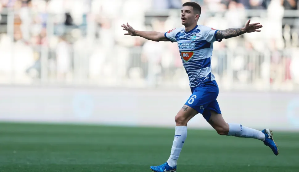 09.05.2025., stadion Opus Arena, Osijek - SuperSport HNL, 34. kolo, NK Osijek - NK Lokomotiva. Hrvoje Babec Photo: Davor Javorovic/PIXSELL