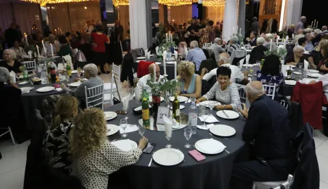 Osijek, 01. 10. 2025, Dvorana Gardens. Plesna večer za umirovljenike.snimio GOJKO MITIĆ