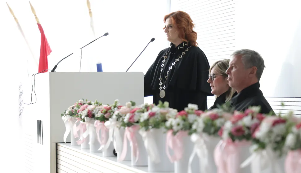 Osijek, 03. 10. 2025., Građevinski fakultet, Dan fakulteta za odgojne znanosti, FOOZOS, Emina Berbić Kolar - dekanica FOOZOS SNIMIO BRUNO JOBST