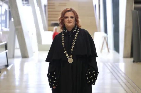 Osijek, 03. 10. 2025., Građevinski fakultet, Dan fakulteta za odgojne znanosti, FOOZOS, Emina Berbić Kolar - dekanica FOOZOS SNIMIO BRUNO JOBST