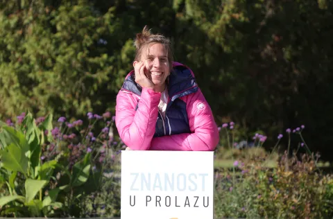 Osijek, 04. 10. 2025., Tvrđa, Rondel, Znanost u prolazu, Inga Patarčić - organizatorica SNIMIO BRUNO JOBST