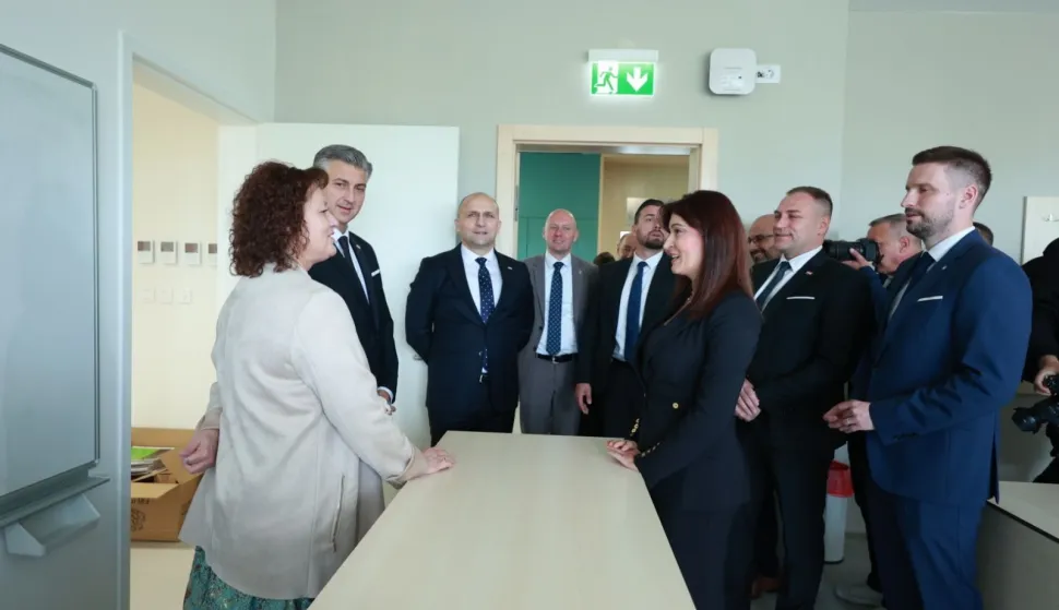 Dragica Predrijevac, Andrej Plenković, Prva gimnazija, listopad 2025.