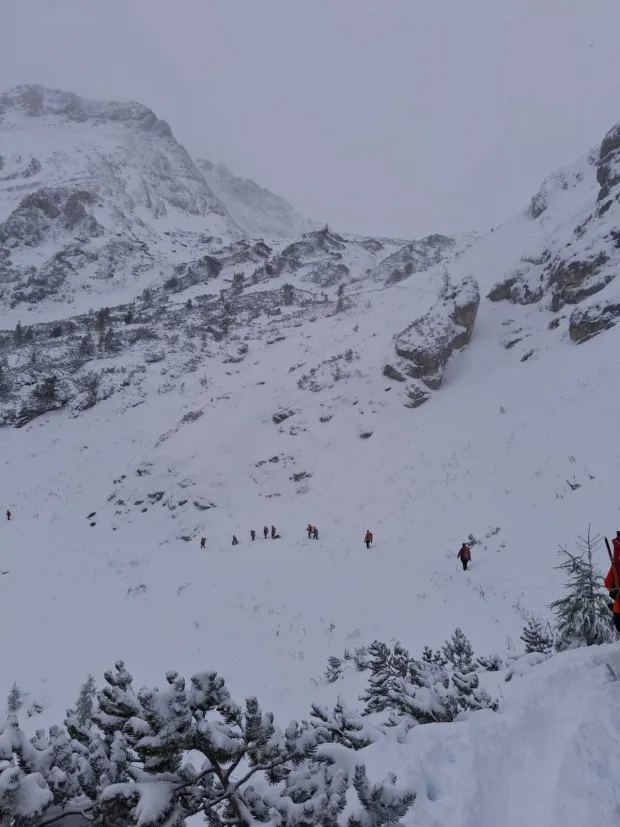 Potraga GSS Slovenije za hrvatskim planinarima