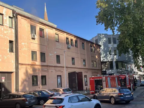 Požar u HNK u Osijeku