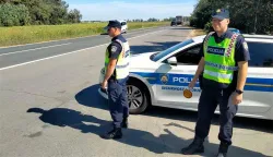 Kontrola, nadzor, prometa, ilustracija, promet, akcija, policija