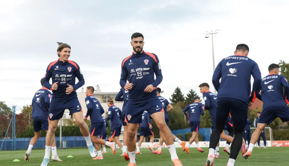 Zagreb, 06.10.2025.- Trening nogometne reprezentacije Hrvatske u Maksimiru.foto HINA/ Admir BULJUBAŠIĆ/ abu