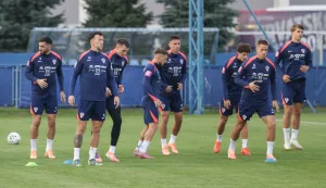 Zagreb, 06.10.2025.- Trening nogometne reprezentacije Hrvatske u Maksimiru.foto HINA/ Admir BULJUBA&Scaron;IĆ/ abu