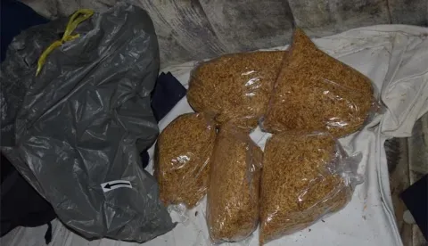 Zaplijenjeni duhan u Čepinu