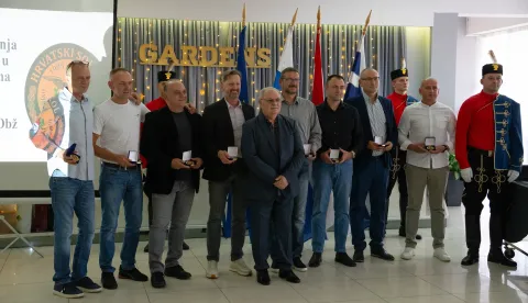 Osijek, 10. 10. 2025., 30. obljetnica Hrvatskog sokola hrvatski sokol; obljetnica