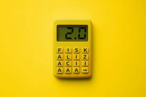 Bright Yellow Calculator Perfect for Office and School Use with a Fun Design