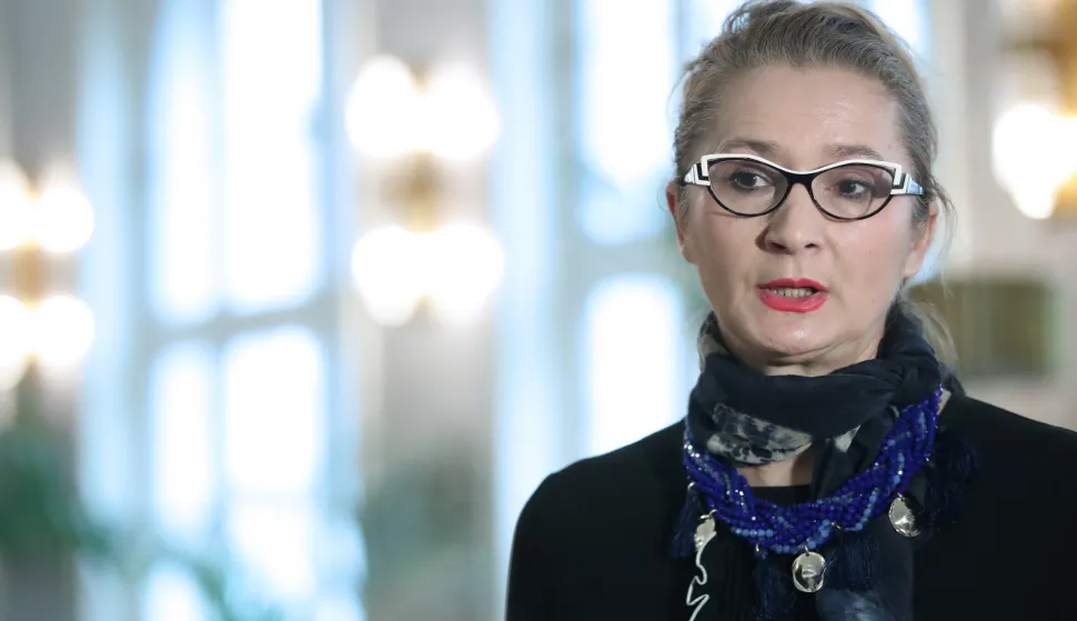 15.11.2022., Zagreb - Amadria Park Hotela Capital. Jednodnevna Regionalna konferencija o kibernetickom nasilju i kibernetickoj sigurnosti s posebnim naglaskom na mlade i zene. Pravobraniteljica za ravnopravnost spolova Visnja Ljubicic. Photo: Sanjin Strukic/PIXSELL