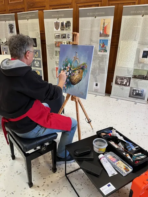 Održana druga likovna kolonija u Knjižnici Belišće, sudjelovalo 18 umjetnika