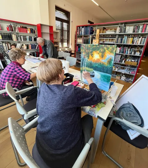 Održana druga likovna kolonija u Knjižnici Belišće, sudjelovalo 18 umjetnika